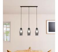 Home Deluxe Lampada a sospensione in vetro YUKI - Grigio fumo 4058166319647