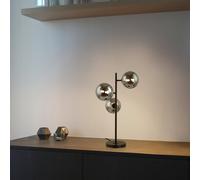 Home Deluxe Lampada da tavolo in vetro VIOLA - Grigio fumo 4058166320308