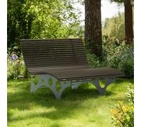 Home Deluxe Lettino NIRA wave - noce