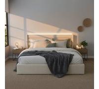Home Deluxe Letto LED SORINA Beige - 200 x 200 cm