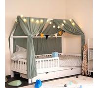 Home Deluxe Letto per bambini con cassetti STERNENLAND - 90 x 200 cm Bianco
