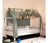 Home Deluxe Letto per bambini STERNENLAND - 90 x 200 cm Bianco