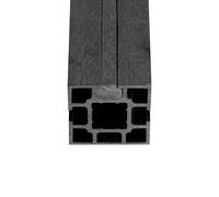 Home Deluxe Listello scanalato per recinzione privacy in WPC CALLANUT - 20 pezzi da 92 cm ciascuno