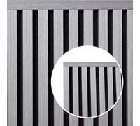 Home Deluxe Listello terminale per pannello acustico ENDO Grey Oak - 80 cm - quantità: 5
