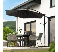 Home Deluxe Ombrellone Ampel con copertura SOLANA - antracite 4058166416377