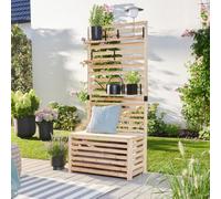 Home Deluxe Panca per paravento con vano portaoggetti ORELIA
