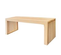 Home Deluxe - Panchina in legno Lora naturale - 110 cm, panca da giardino, panca da parco, seduta