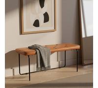 Home Deluxe Panchina retrò GINO - marrone/cognac 4058166435286