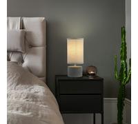 Home Deluxe Piccola lampada da tavolo in look cemento - grigio 4058166320438