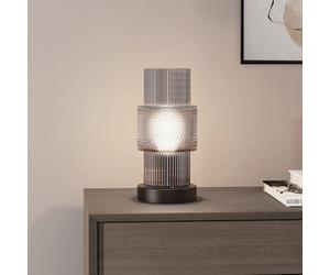 Home Deluxe Piccola lampada da tavolo in vetro YUKI - Trasparente 4058166319654