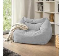 Home Deluxe Poltrona a sacco COZY - grigio chiaro