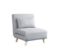Home Deluxe Poltrona letto pieghevole con funzione letto SNOOZE - grigio