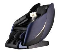 Home Deluxe Poltrona massaggiante HYLOS - Colore: blu/nero, dimensioni: 150 x 77 x 123 cm, potenza: 160 W, incl. Shiatsu, Zero Gravity, controllo vocale, massaggio ai piedi, Bluetooth I poltrona relax