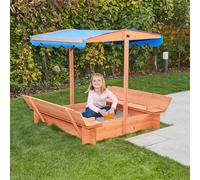 Home Deluxe Sabbiera con tenda da sole BUDDELKISTE - 110 x 110 cm 4058166097903