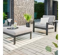 Home Deluxe Salotto da giardino in alluminio RIO S - antracite 4058166165244