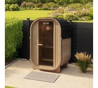 Home Deluxe Sauna esterna CUBE S - 194 x 120 cm per 2 persone