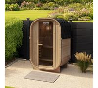 Home Deluxe Sauna esterna CUBE S - 194 x 120 cm per 2 persone 4058166414816