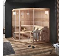 Home Deluxe Sauna tradizionale SKYLINE BIG XL - 200 x 200 cm per 6 persone