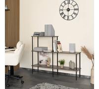 Home Deluxe Scaffale INDU in rovere scuro - (L x P x A): 140 x 35 x 110 cm 4058166301123