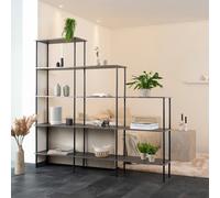 Home Deluxe Scaffale INDU in rovere scuro - (L x P x A): 207 x 35 x 196 cm 4058166301185