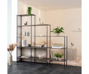 Home Deluxe Scaffale INDU in rovere scuro - (L x P x A): 207 x 35 x 196 cm 4058166301185