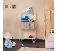 Home Deluxe Scaffale magnetico in metallo per bambini TODO M - Bianco