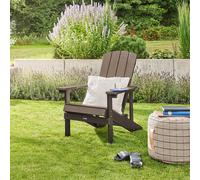 Home Deluxe Sedia da giardino FAREA - nero-marrone 4058166441706