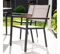 Home Deluxe Sedia da giardino impilabile SEDIA - set da 12 4058166288868