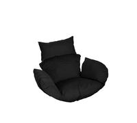 Home Deluxe Sedia sospesa in polyrattan CIELO - Nero solo cuscini 4058166267047