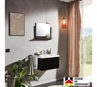 Home Deluxe Set completo di mobili da bagno WANGEROOGE M - Nero Made in Germany