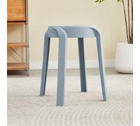 Home Deluxe Sgabello impilabile NIVO - Azzurro, set da 4