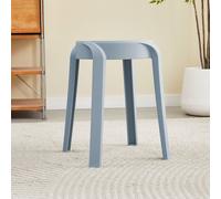 Home Deluxe Sgabello impilabile NIVO - Azzurro, set di 2
