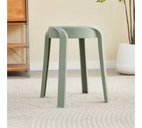 Home Deluxe Sgabello impilabile NIVO - Verde, set da 4