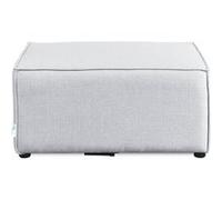 Home Deluxe Sgabello per divano modulare VERONA - 87 x 87 cm Grigio chiaro