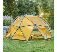 Home Deluxe Struttura per arrampicata con tenda e altalena MATTI - Blu