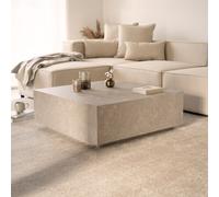 Home Deluxe Tavolino in marmo AMIRI XL - 95 x 95 cm Beige 4058166273703