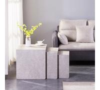Home Deluxe Tavolino IRIMA - set di 3Marble Beige 4058166290052