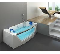 Home Deluxe Vasca idromassaggio con terapia della luce ATLANTIC M 175 x 85 cm 4260255472403