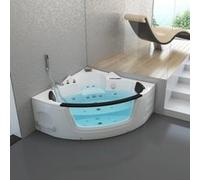 Home Deluxe Vasca idromassaggio con terapia della luce LAGUNA L KOMPAKT - 140 x 140 cm