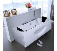 Home Deluxe Vasca idromassaggio con terapia della luce LAGUNA M - 180 x 90 cm 4260255474612