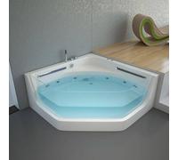 Home Deluxe Vasca idromassaggio con terapia della luce PACIFICO - 150 x 150 cm 4058166109255