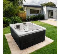Home Deluxe Vasca idromassaggio esterna WHITE MARBLE PURE - 210 x 160 cm per 3 persone 4058166099464