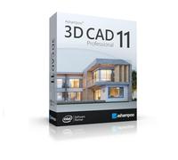 Home design and 3D construction software compatible with Windows 11, 10, 8.1, 7 - Home planning from blueprints to interior design - 3D CAD 9 Professional