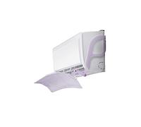 Home Design curvo del deflettore del vento per l'aria condizionata per prevenire il soffio diretto e la rifrazione multi-angolo Convertitore del vento per l'aria condizionata, blu (viola)