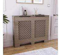 Home Discount Oxford radiatore Copertura Unfinished Tradizionale Non Verniciata MDF Armadio, Medium