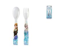 Home Disney Frozen Confezione Cucchiaio e Forchetta in Melammina, 2 Pezzi, Multicolore