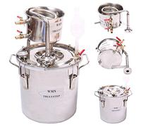 Home DIY New 8 GAL 30 litri alcool vino Moonshine still Spirits boiler acqua whisky birra in acciaio Distillatore kit