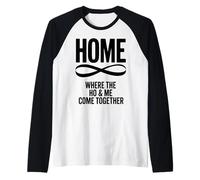 Home Dove Ho & Me Si uniscono Maglia con Maniche Raglan
