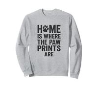 Home Dove Le Stampe Di Paw Are. Vintage Pet. Felpa