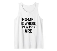 Home Dove Sono Le Stampe Di Zampa. Pet Love. Canotta